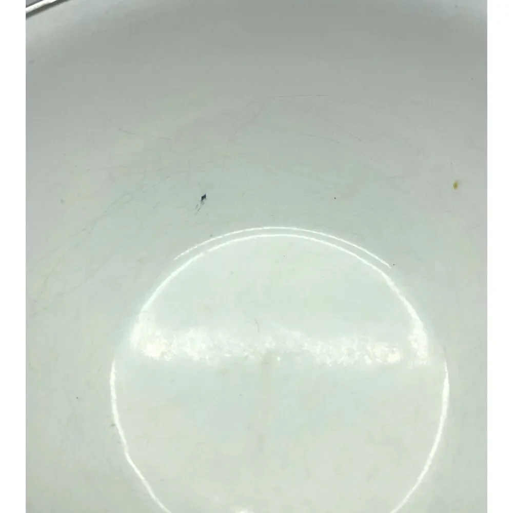 Vintage 1975 Enamelware Bowl with Red‎ Yellow Blue flowers